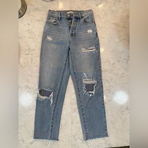 PACSUN High-rise Straight Button Fly Jeans size 23
